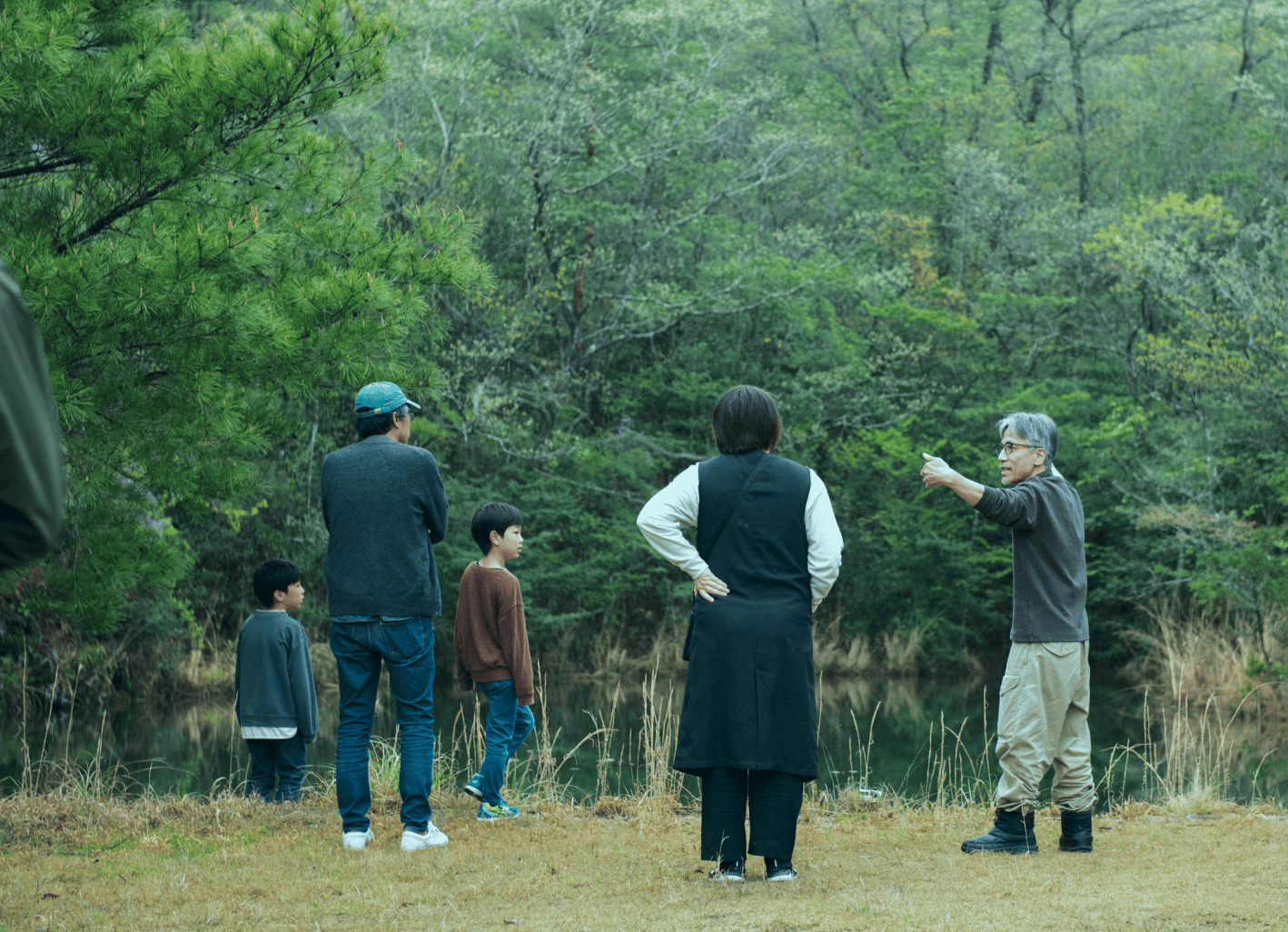 Natural landscape surrounding traditional pottery kilns